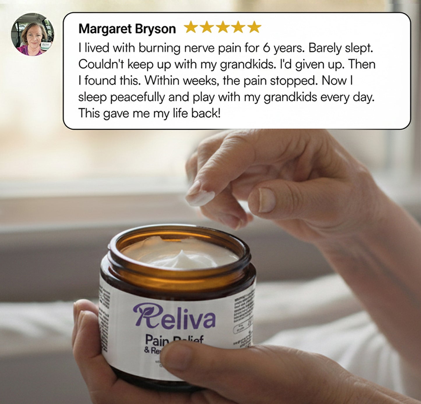 Reliva Neuropathy Pain Relief & Repair Lotion